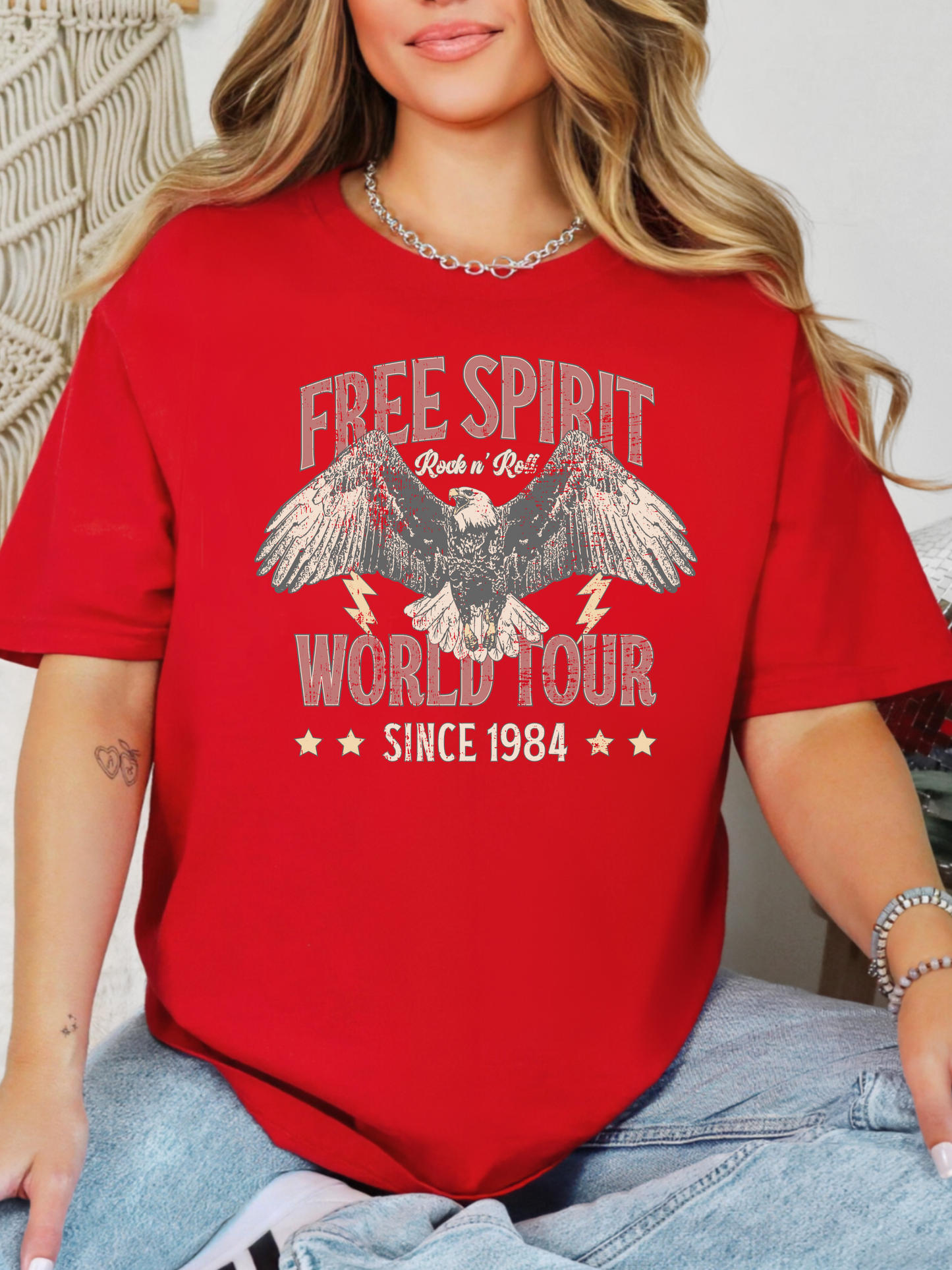 Free Spirit World Tour 1984 Graphic