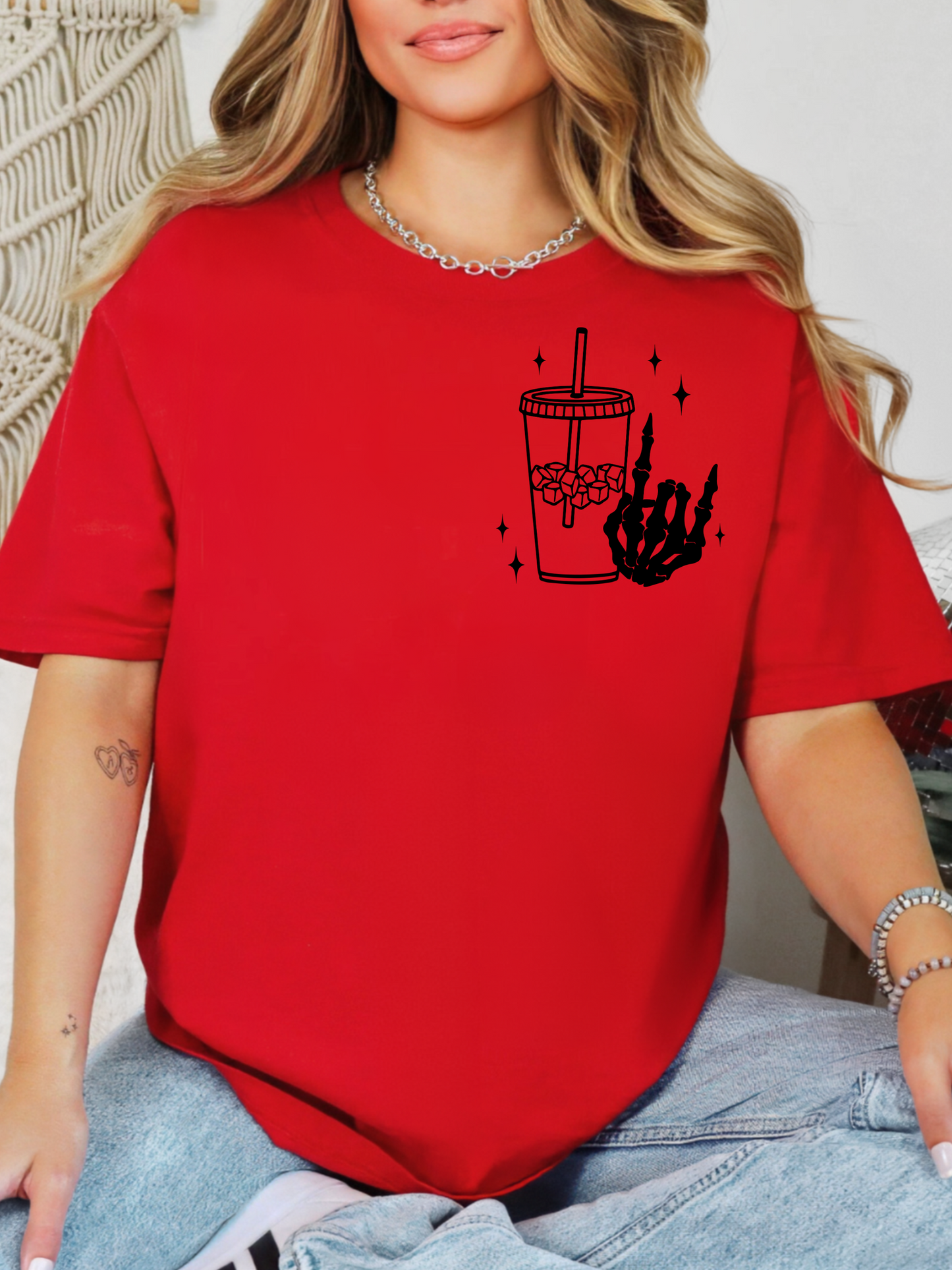 Fueled By Iced Coffee Graphic (Front & Back)