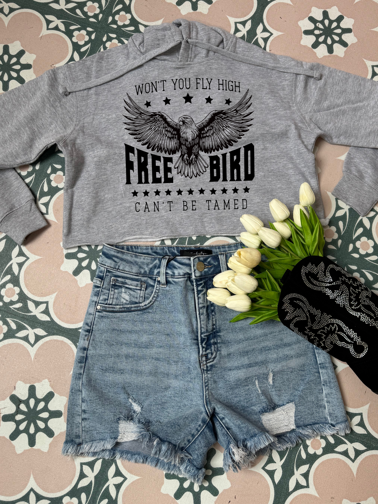 Fly High Free Bird Graphic