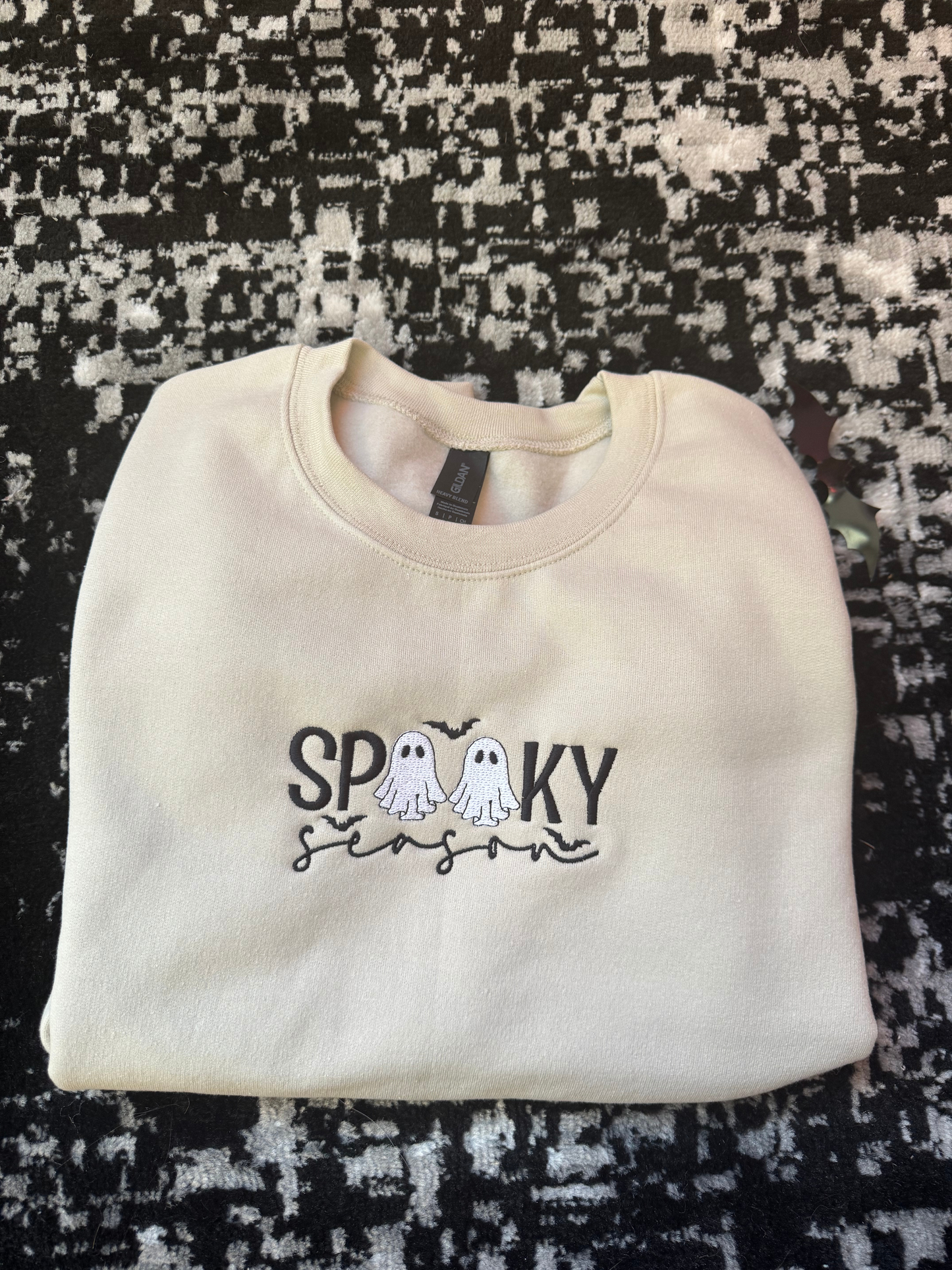 Spoooky Season Embroidered Crewneck