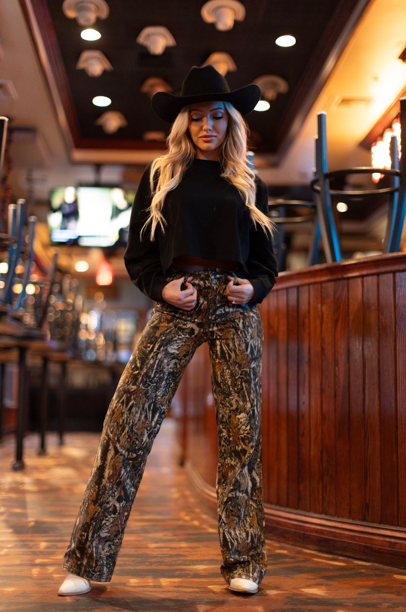 Hidden Agenda Wide Leg Pants