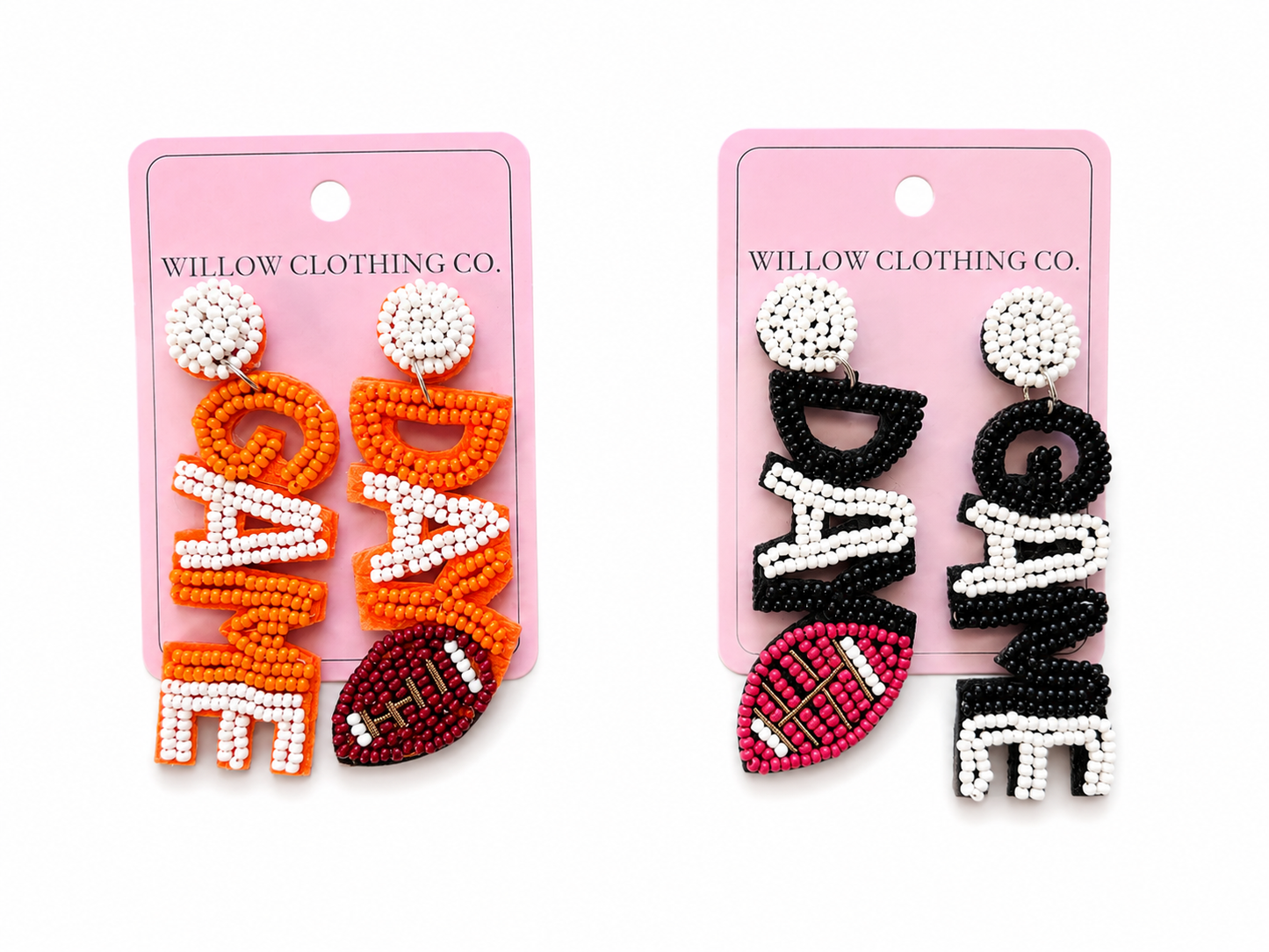 Game Day Football Earrings