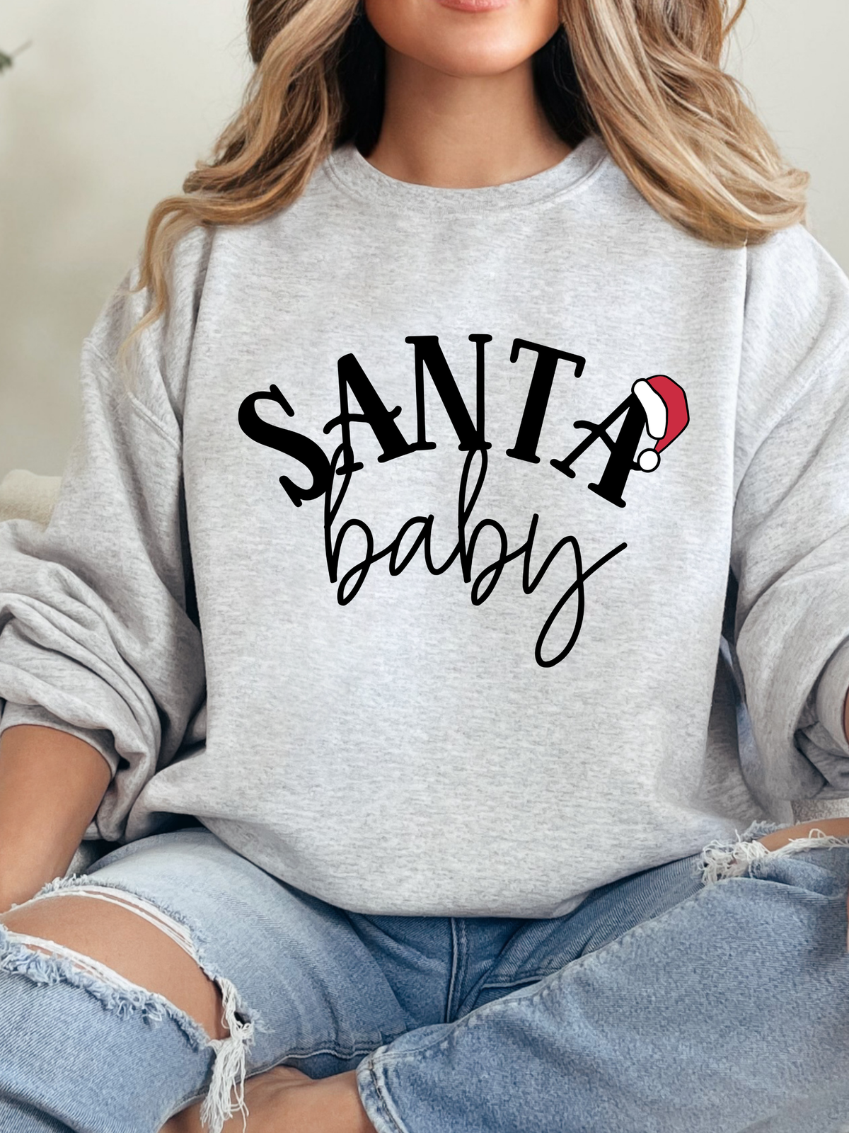Santa Baby Holiday Graphic