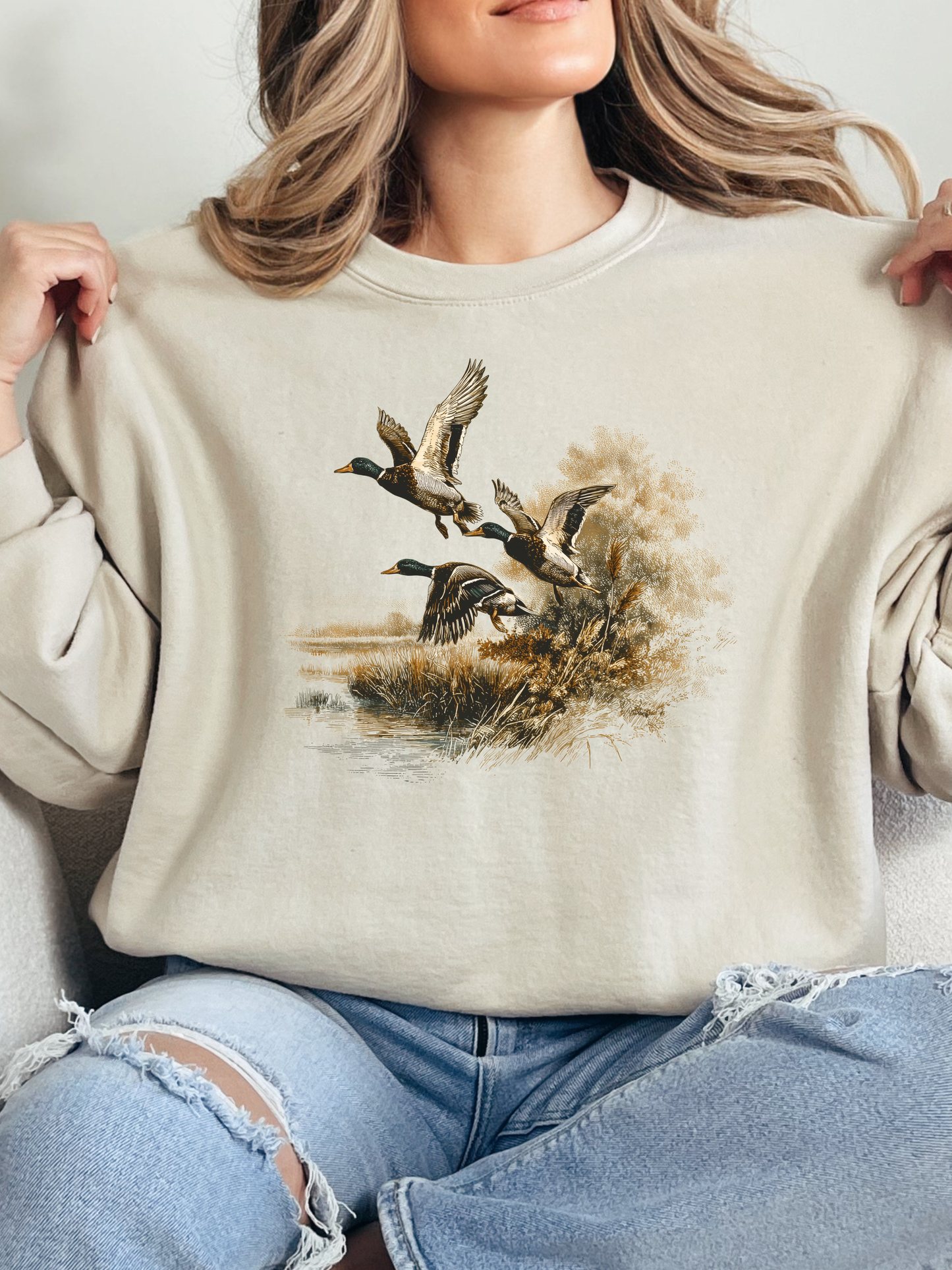 Golden Flight Mallard Graphic