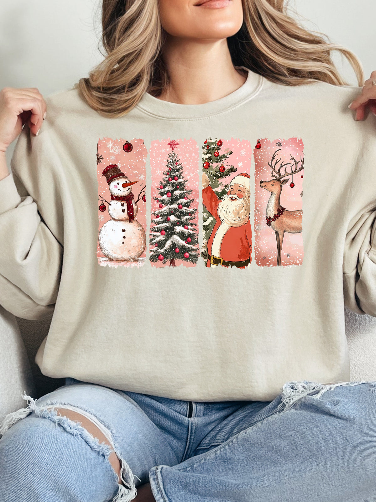 Retro Christmas Graphic Crewneck