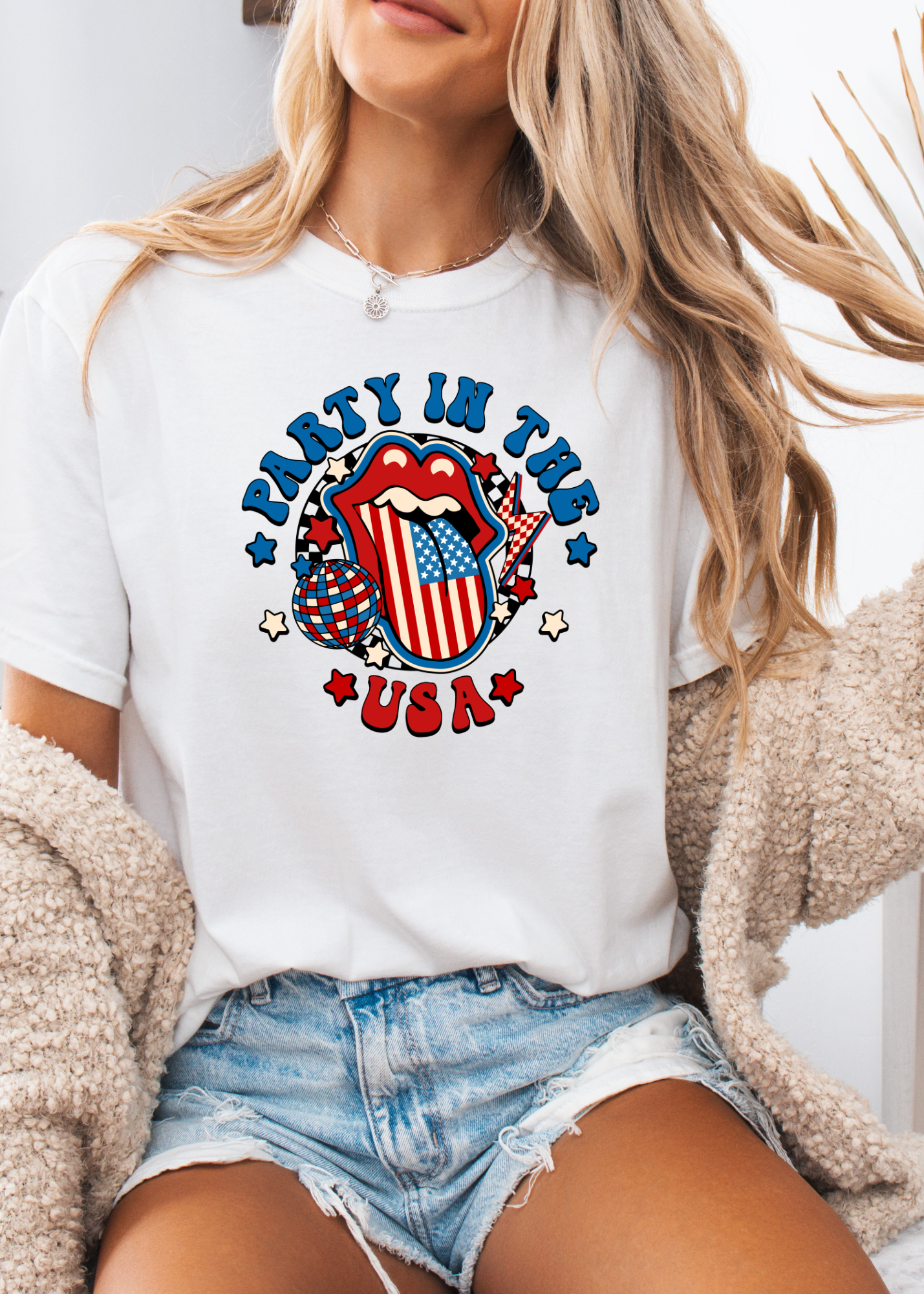 Retro Independence Day Graphic T-Shirt