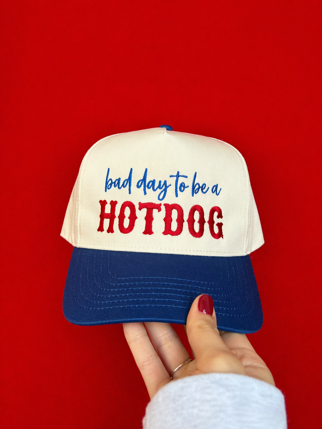 Bad Day to be a Hotdog Trucker Hat