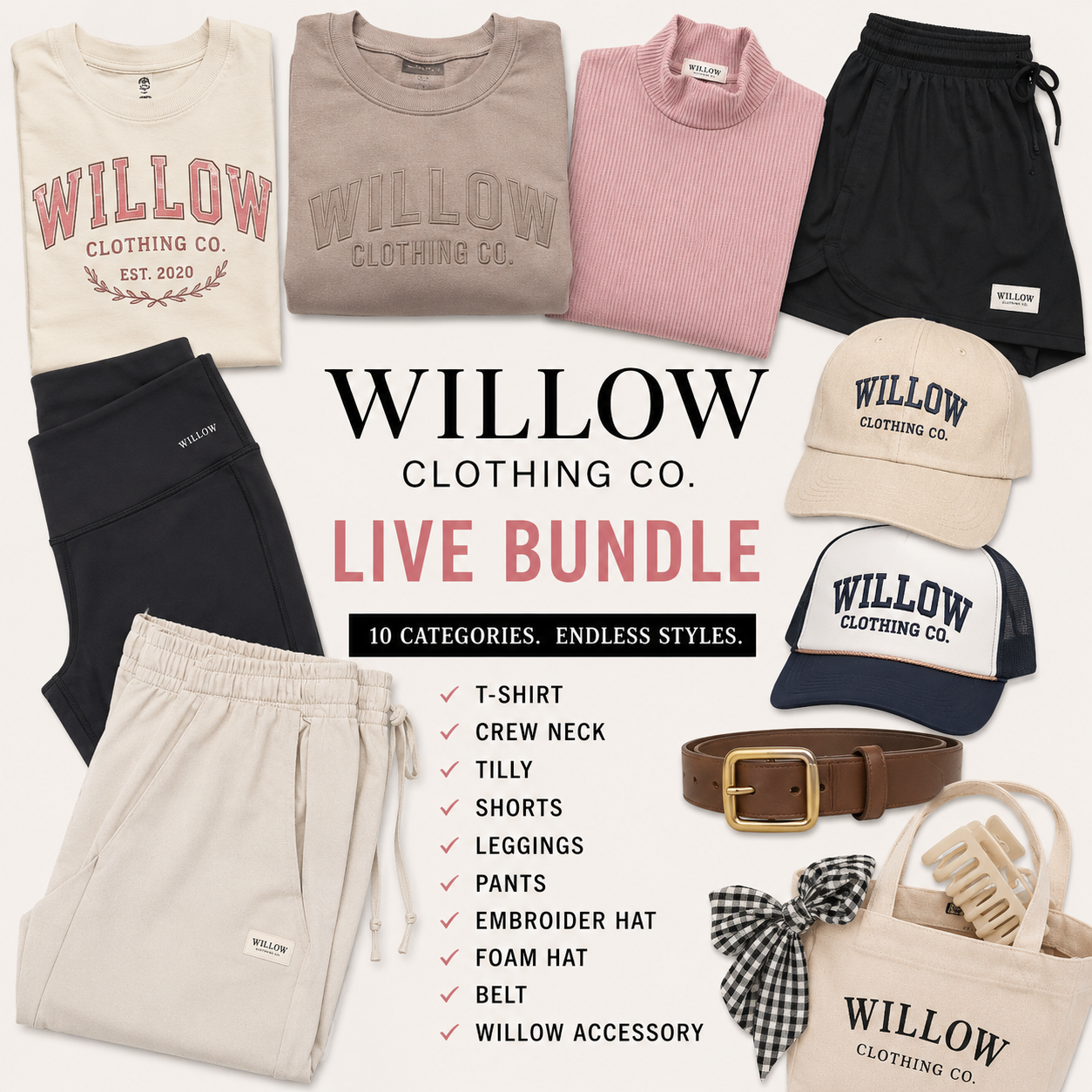 WILLOW CLOTHING CO. LIVE BUNDLE