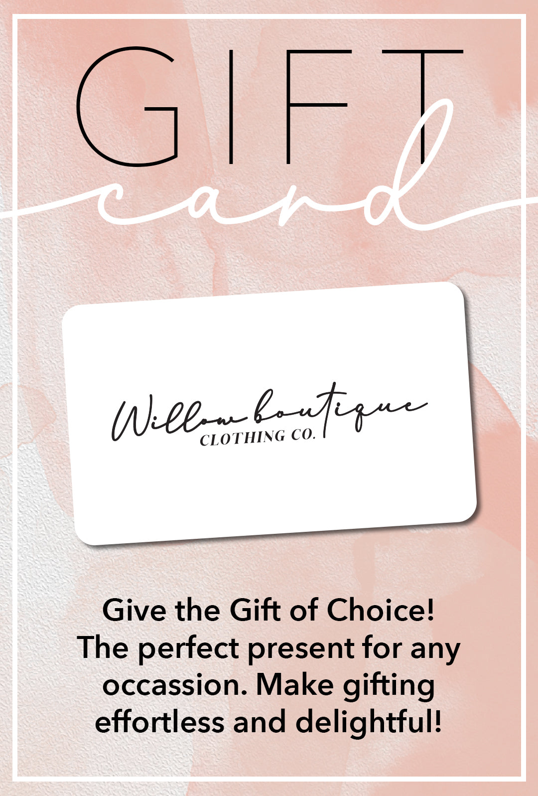 Willow Boutique Gift Card