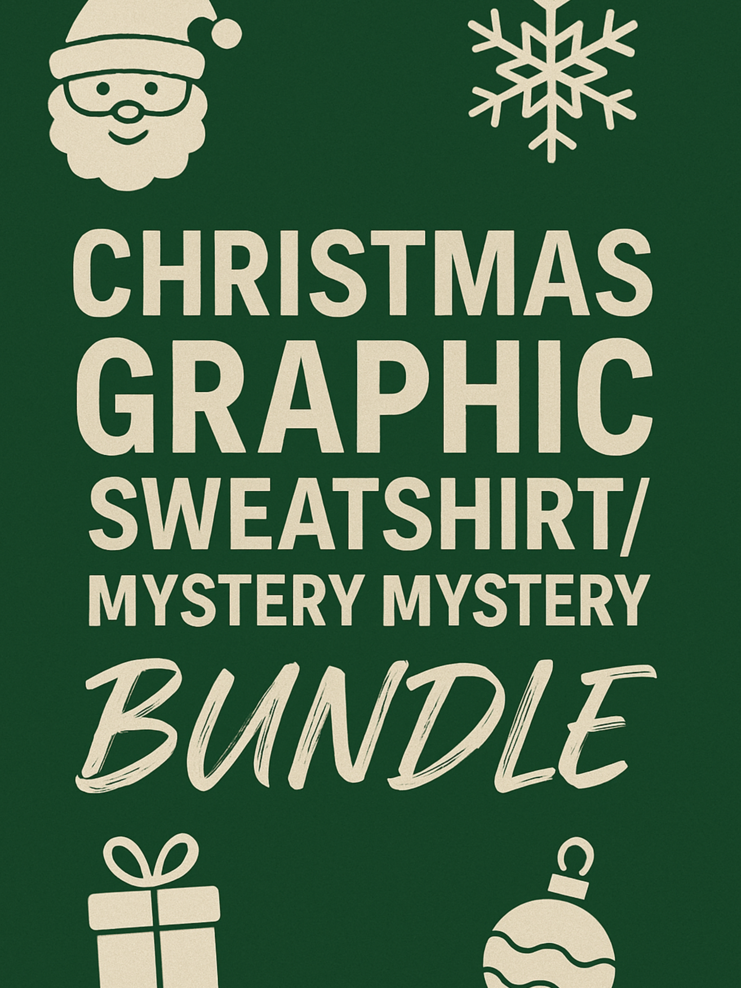 Christmas Graphic Sweatshirt/Hoodie Mystery Bundle