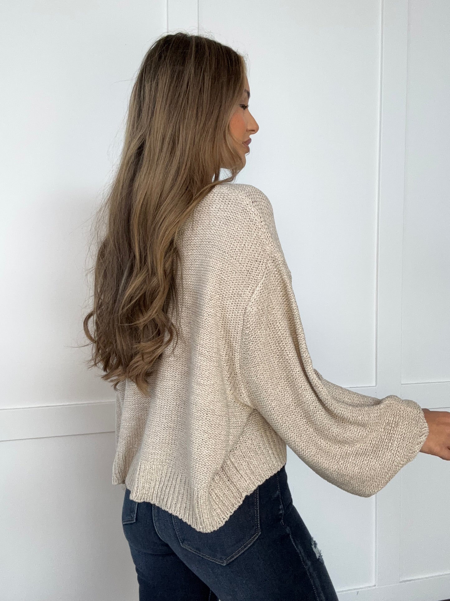 Emma Oversized Baloon Sleeve Sweater
