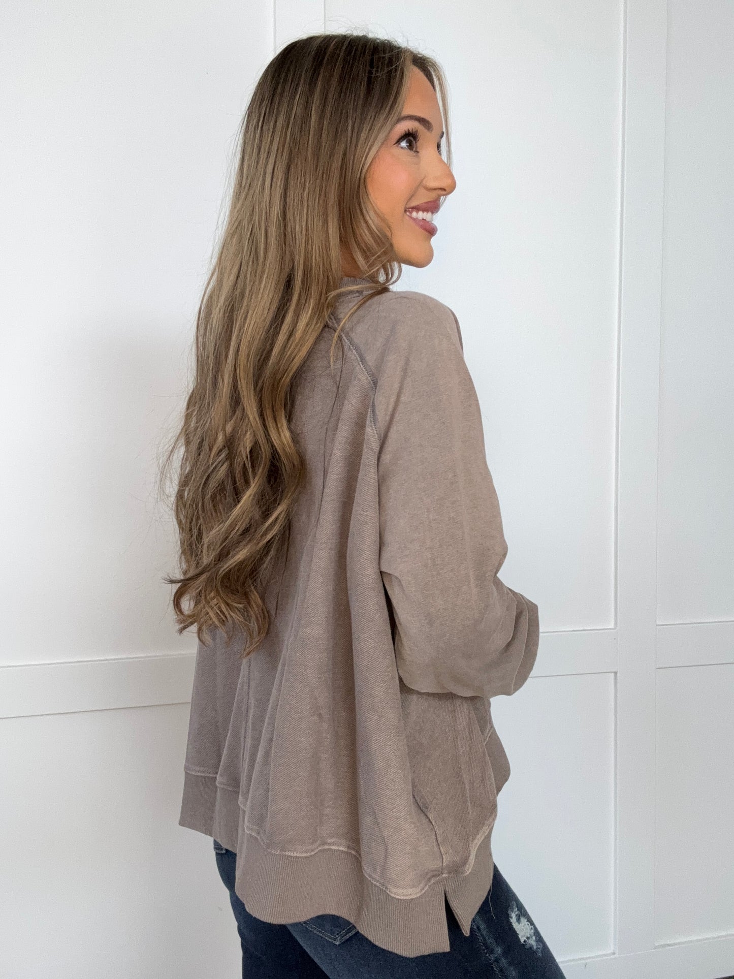 Mellow Mineral Wash French Terry Sweatshirt