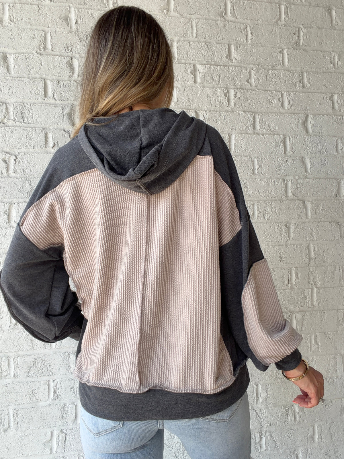 Wren Color Block Camo Hoodie