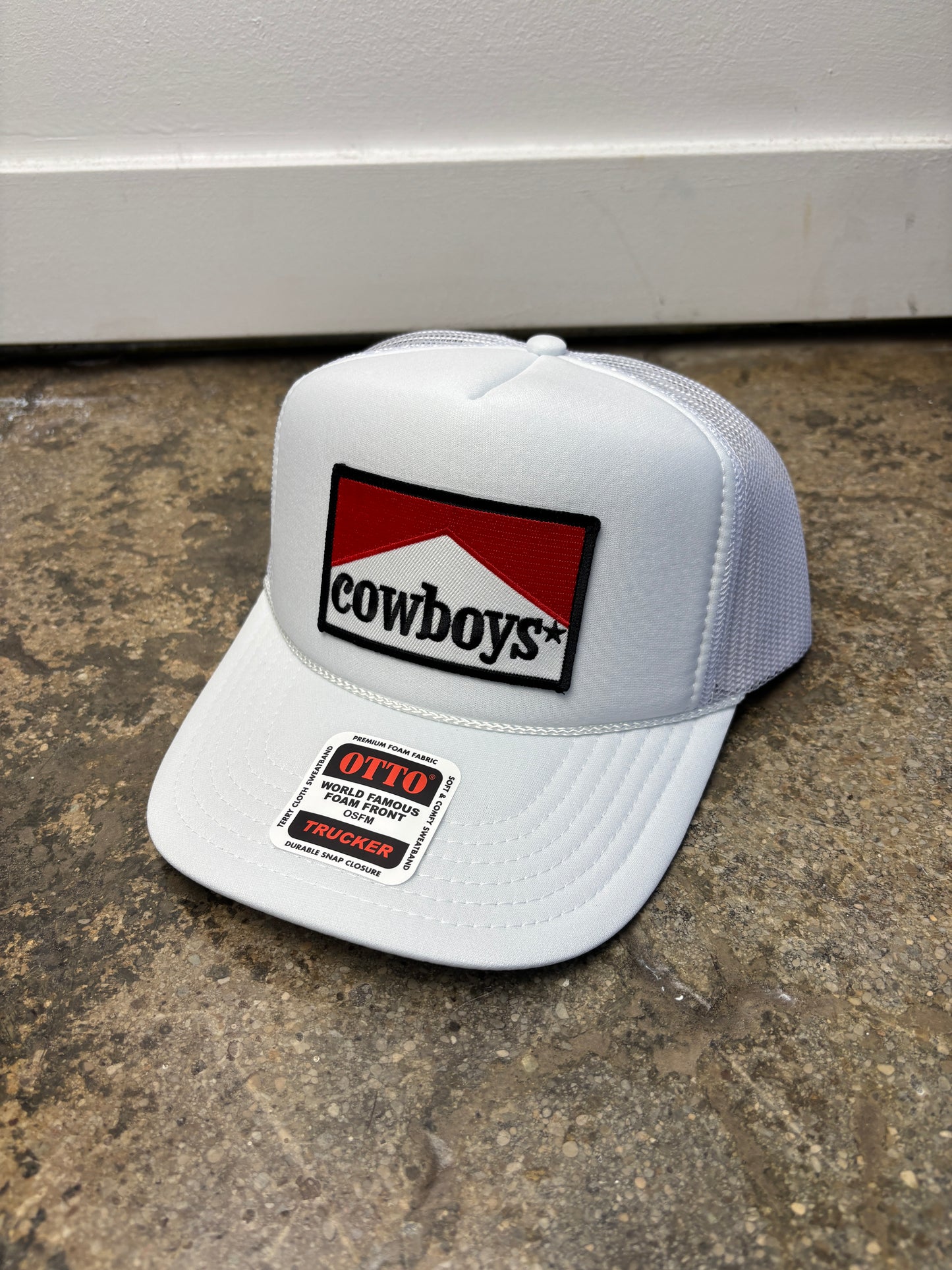 Cowboys Patch Foam Trucker Hat