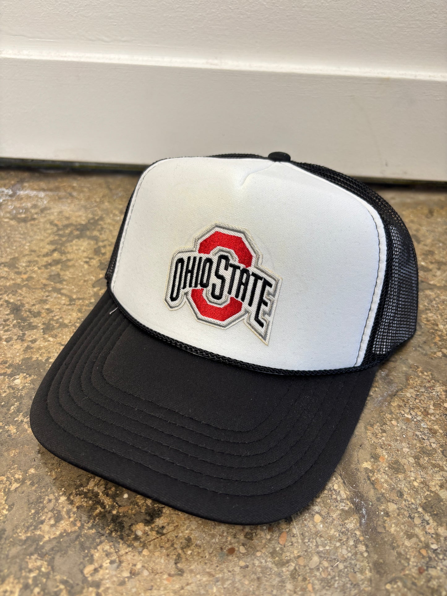 Ohio State Patch Foam Trucker Hat