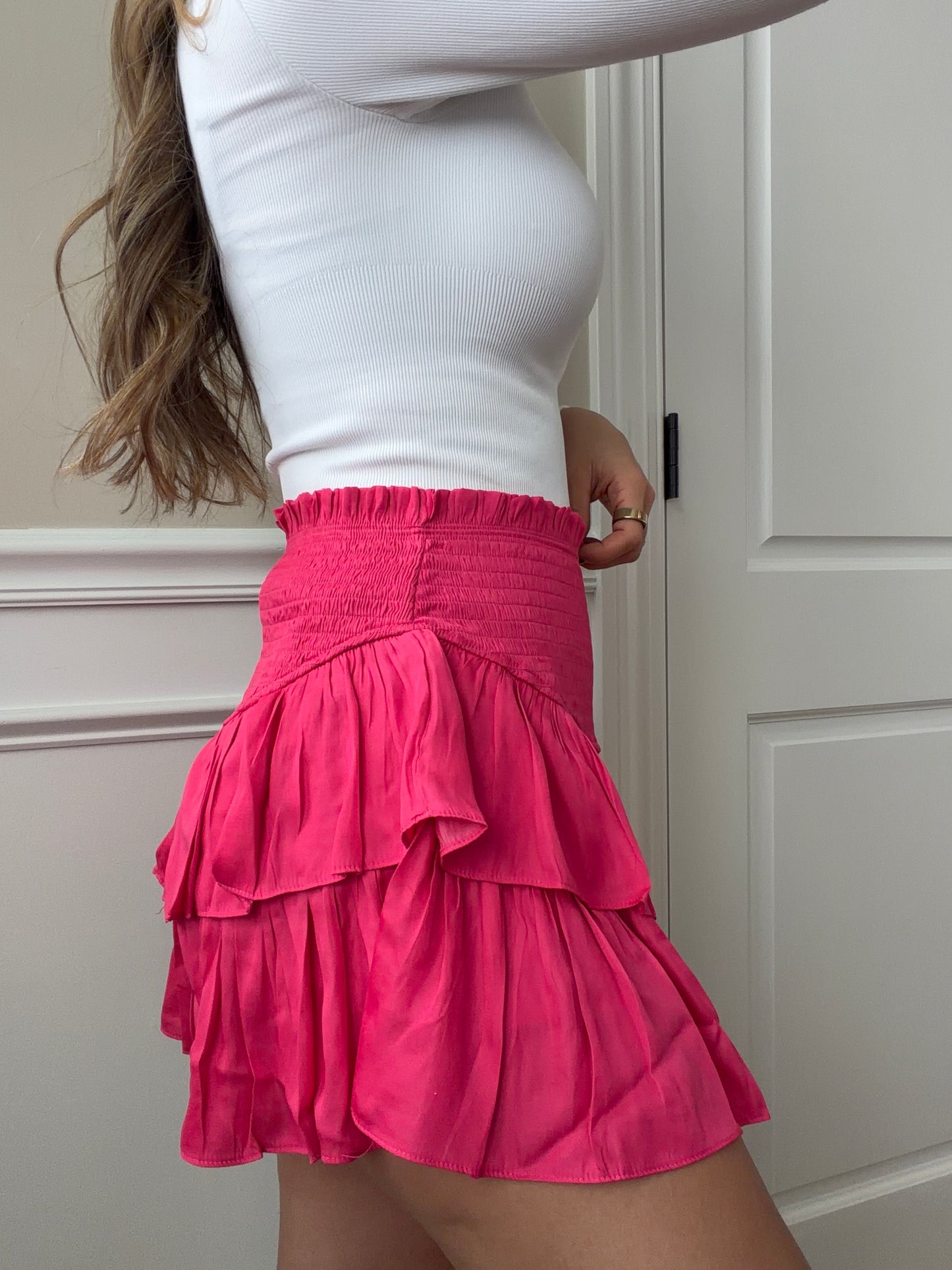 Kelsey Tiered Mini Skirt