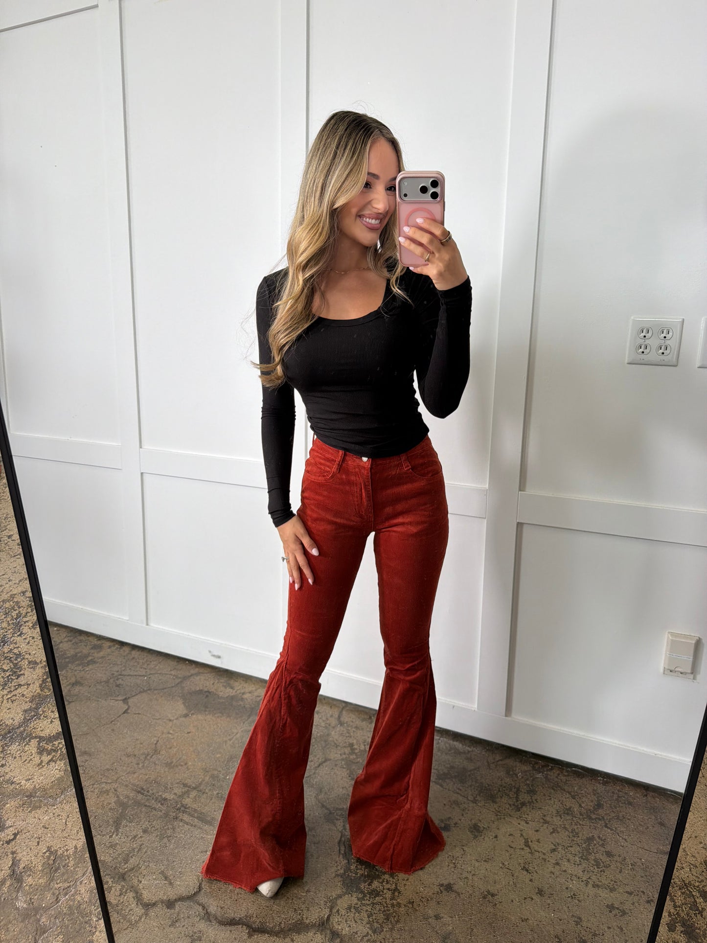 Reece Corduroy Bell Bottom Pants