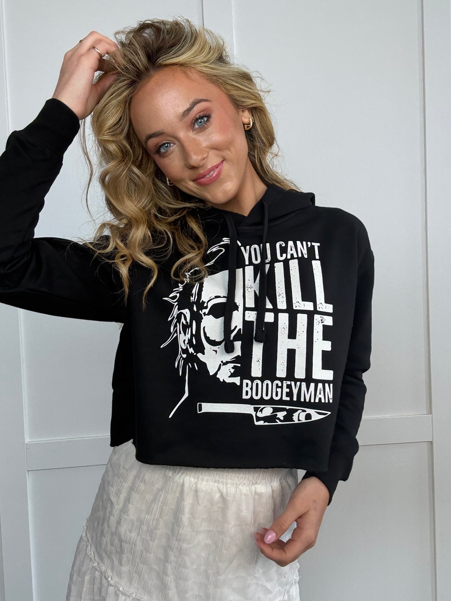Buy our ""You Can't Kill The Boogey Man" Graphic" online – Willow Boutique Clothing. Shop stylish "You Can't Kill The Boogey Man" Graphic today.