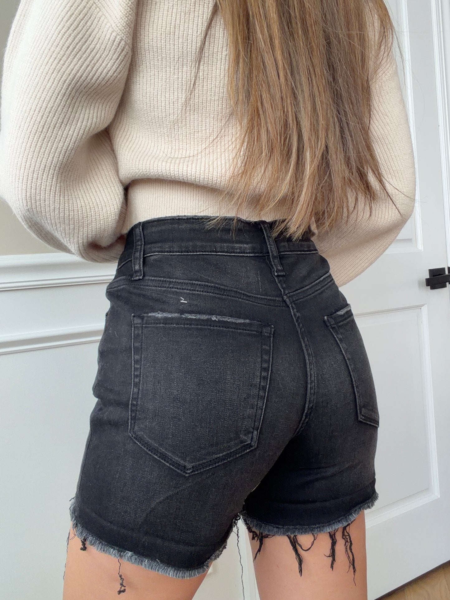 Anna Stretchy Denim Shorts