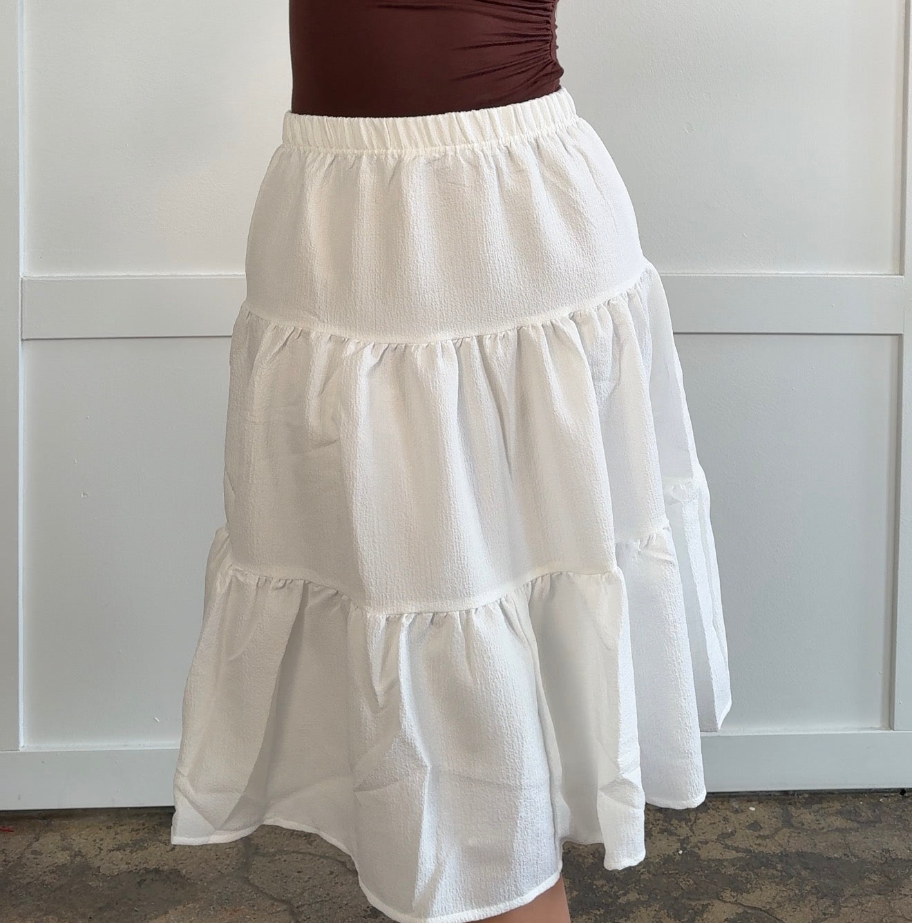 Holly Tiered Midi Skirt