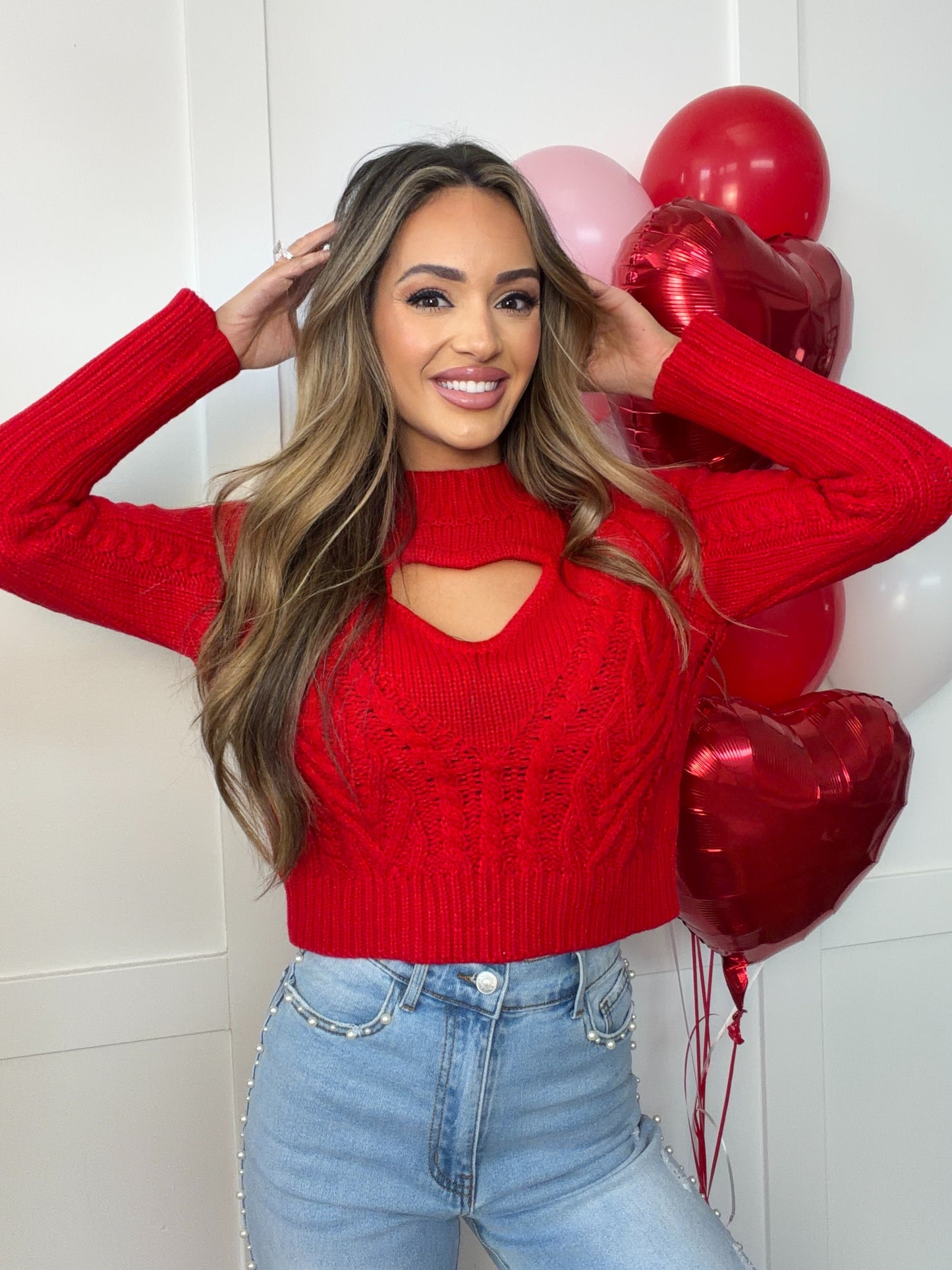 Pure Heart Knit Sweater