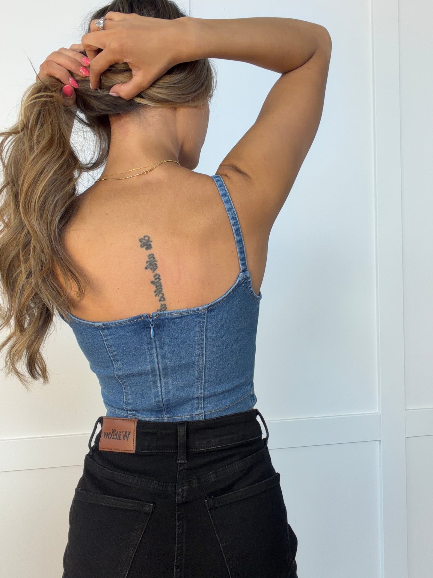 Scarlett Denim Corset Top