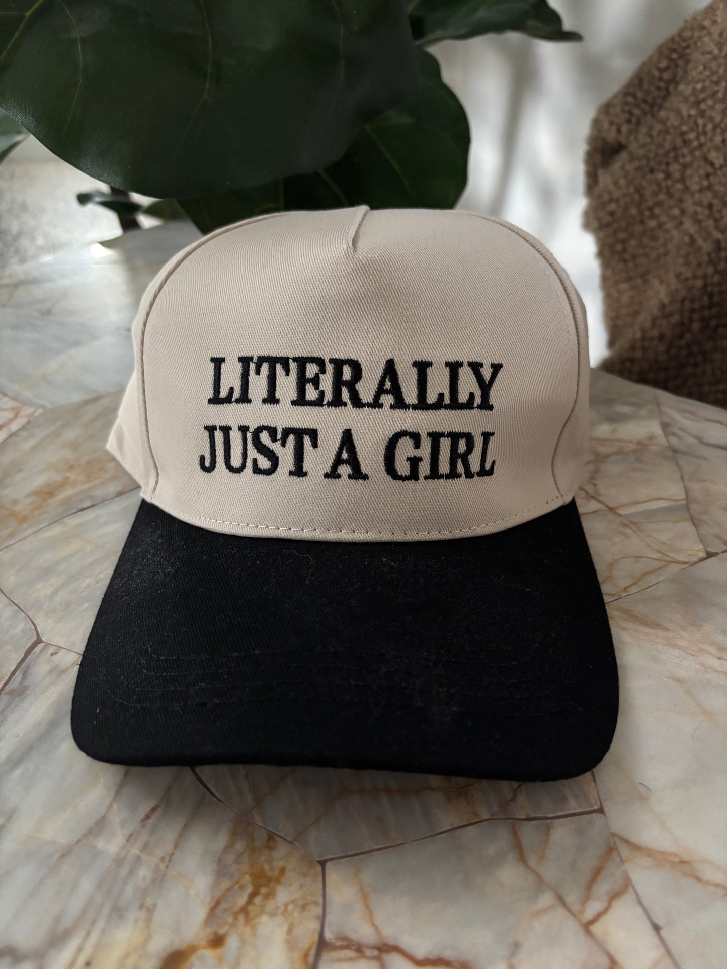 "Literally Just A Girl" Trucker Hat