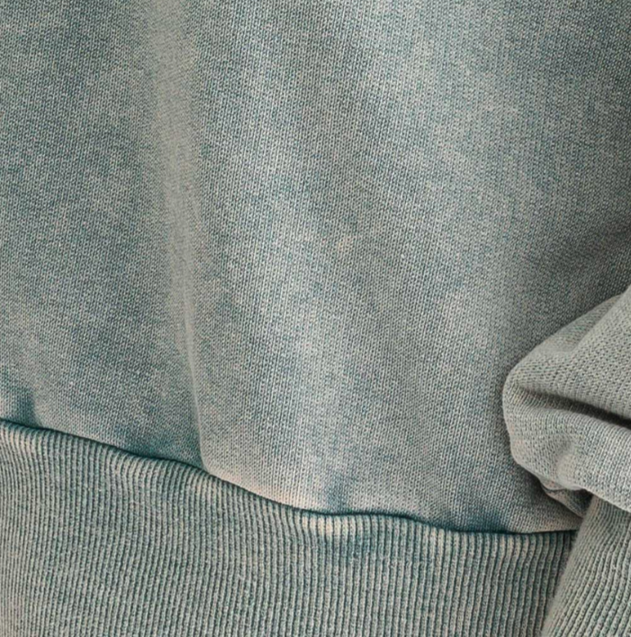 Shop Tasha Washed Oversized Pullover - Sage online at Willow Boutique – best boutique for women’s fashion.