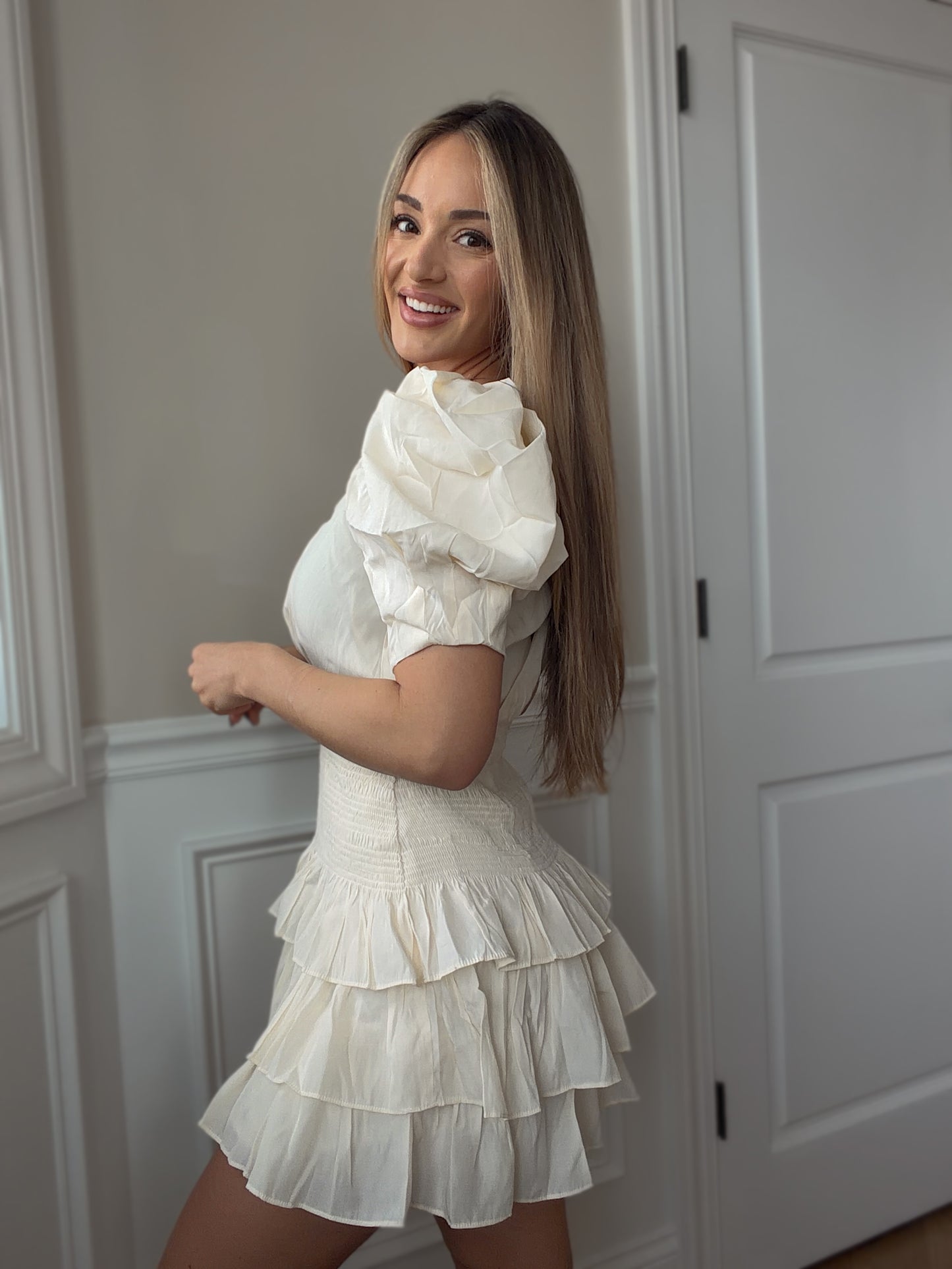 Piper Ruffled Mini Dress