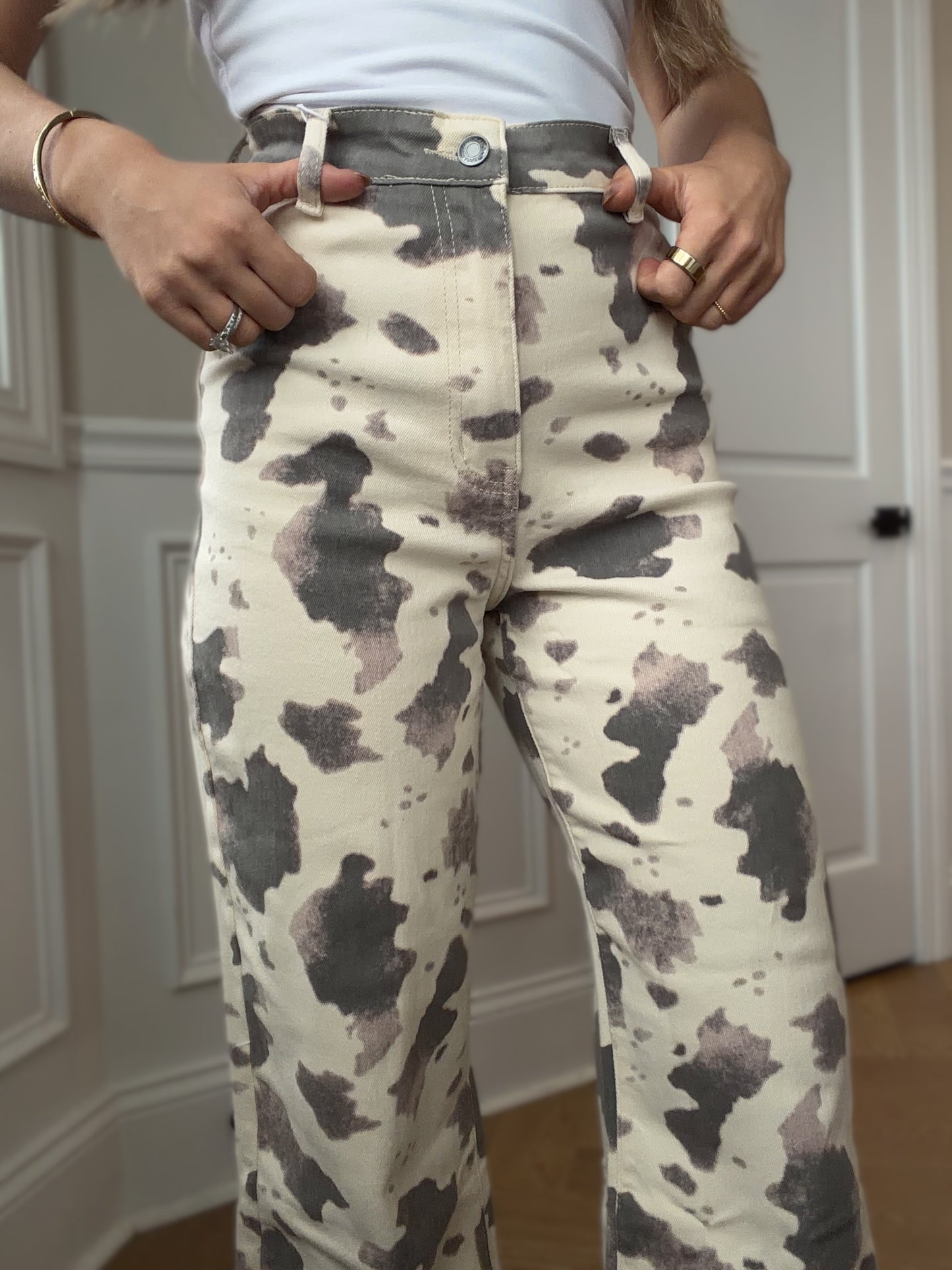 Raven Wide Leg Denim Pants