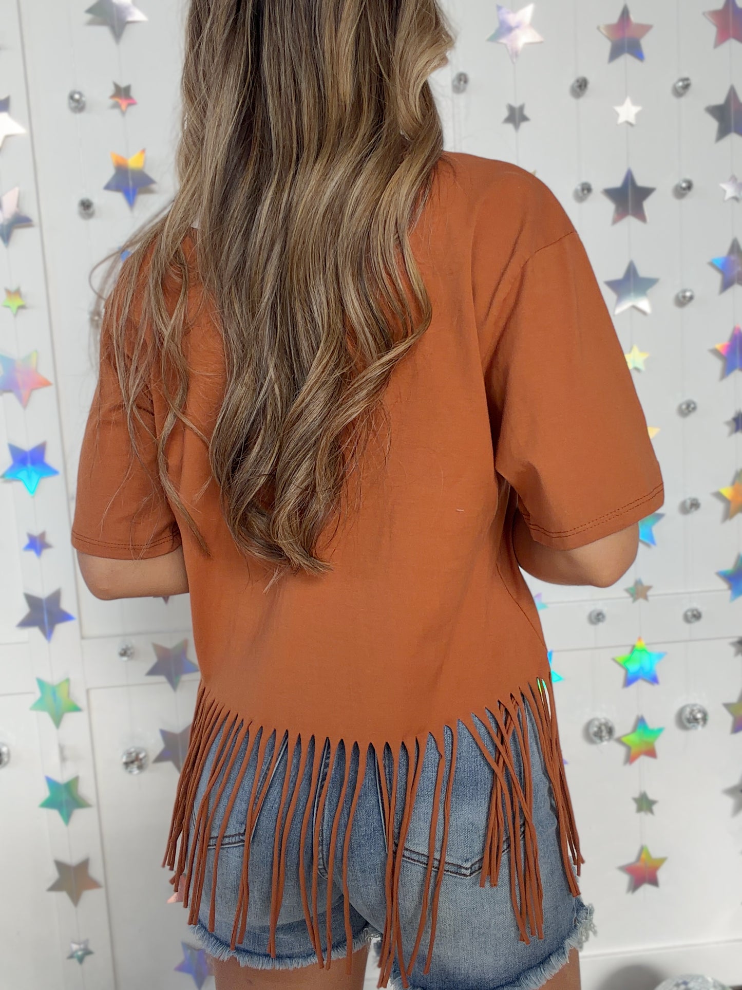 Vintage Western Cowboy Fringe Graphic Tee