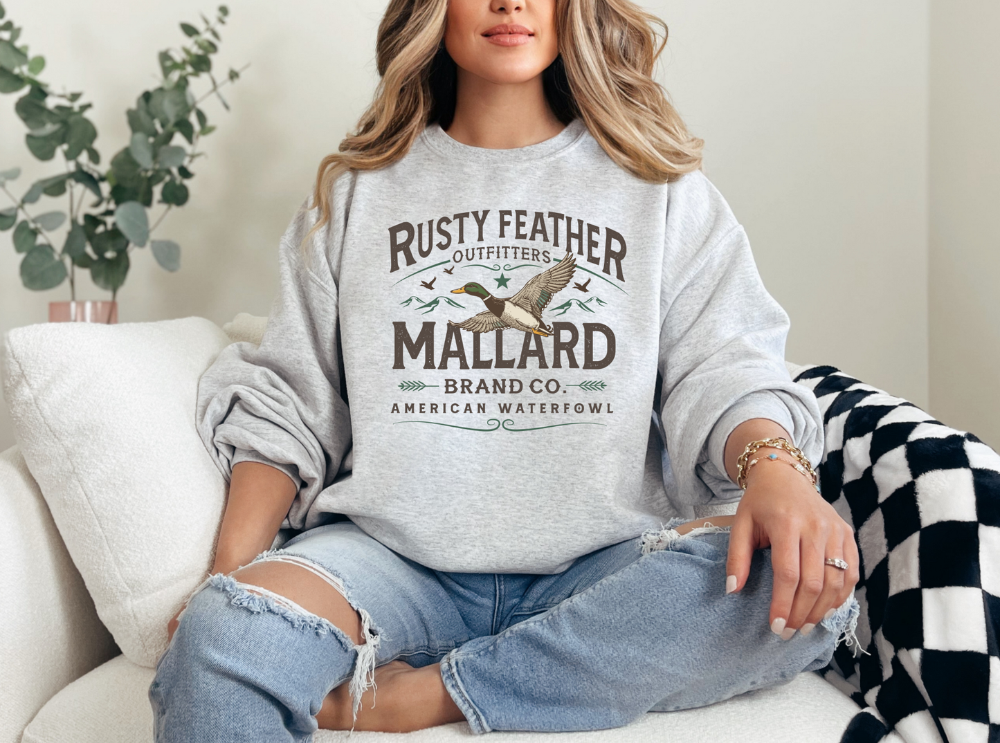 Rusty Feathered Mallard Graphic