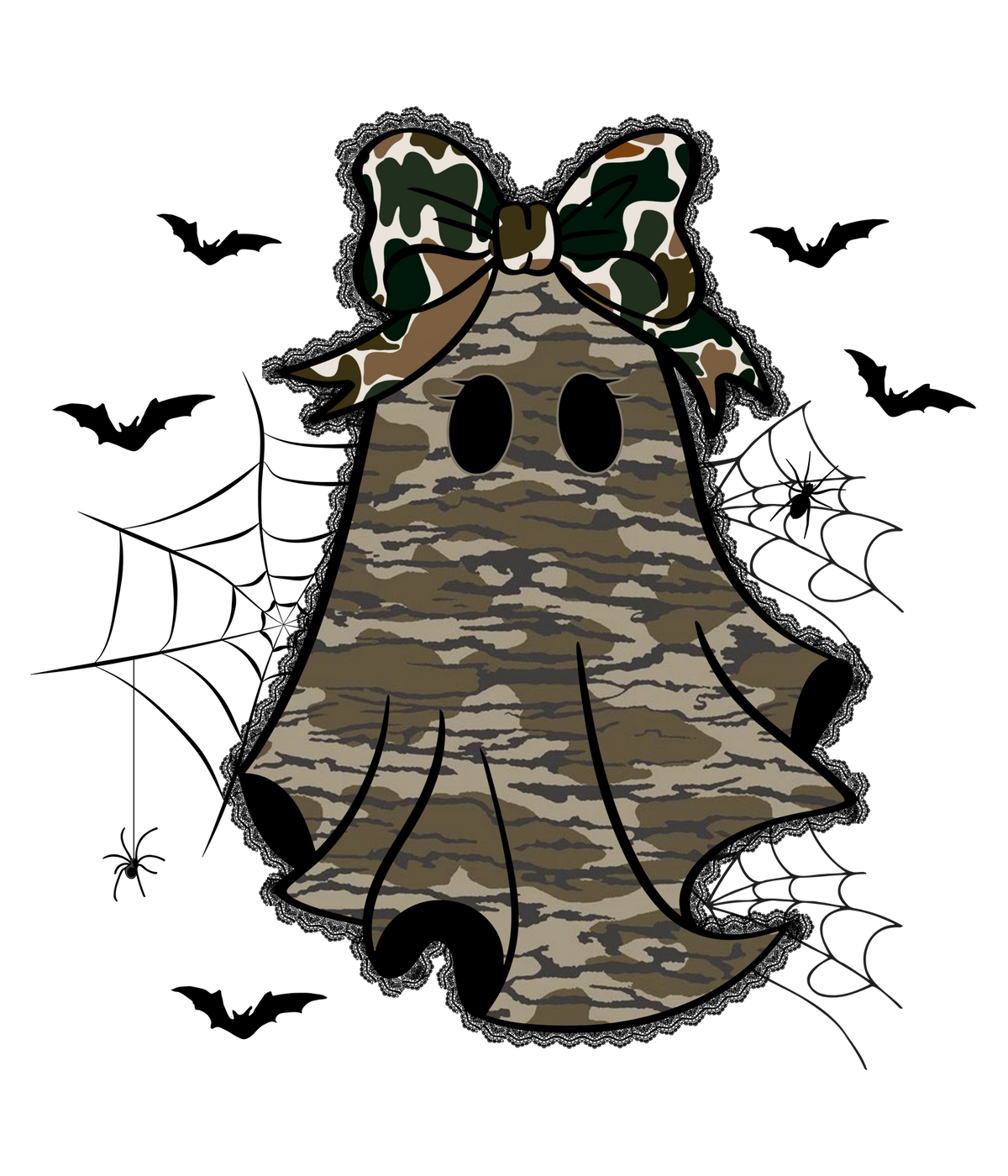 Camo Bow Boo Graphic artwork preview
