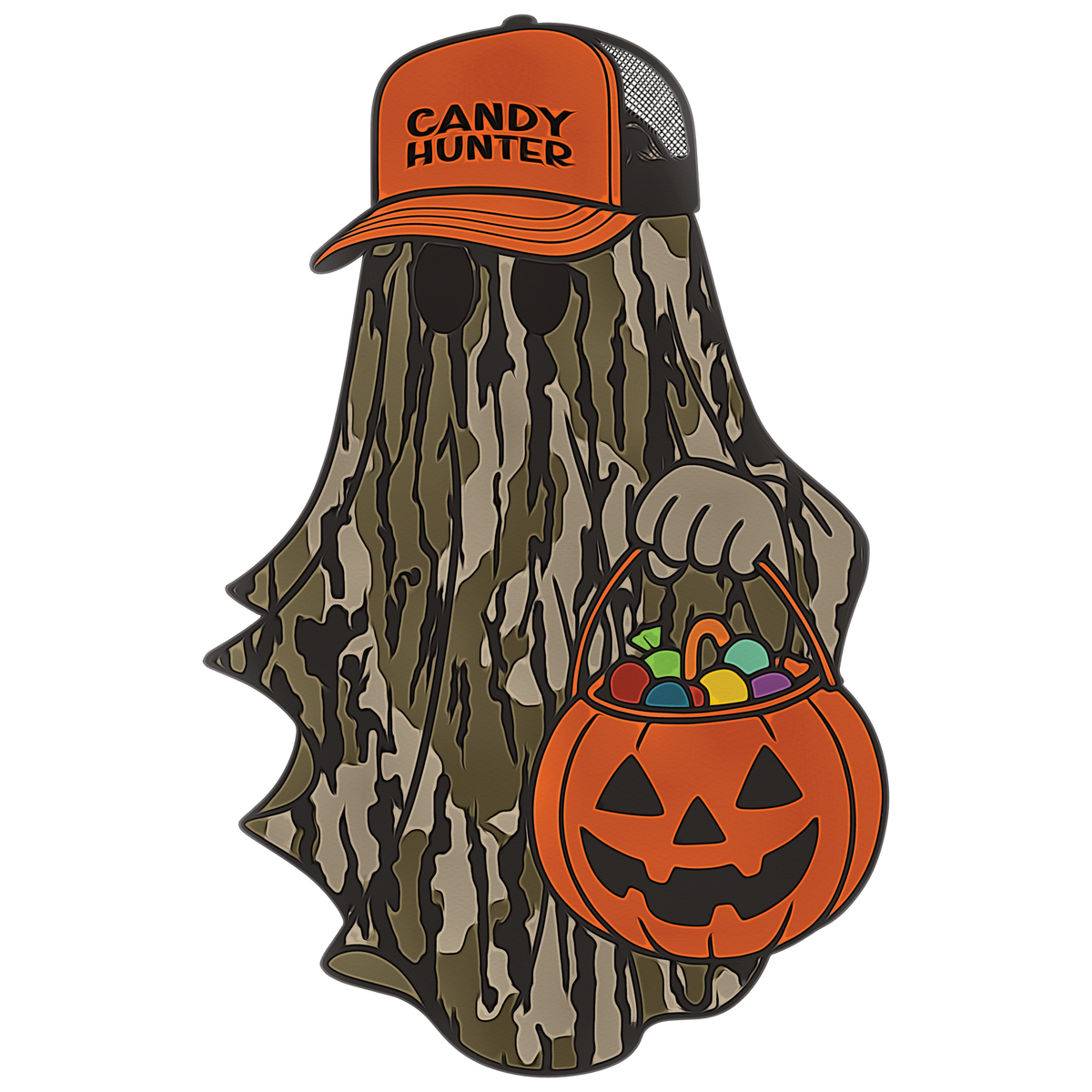 Candy Hunter Camo Ghost Graphic artwork preview