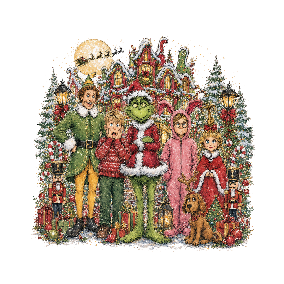 Christmas Mischief Crew graphic artwork