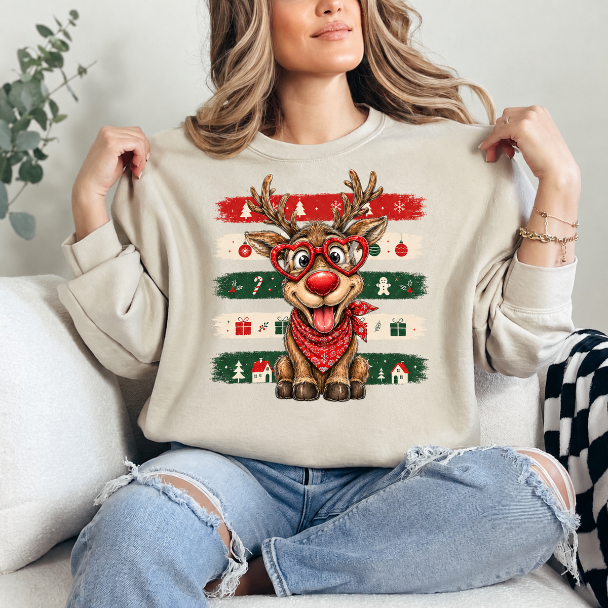 Rudolph Crewneck — Sand