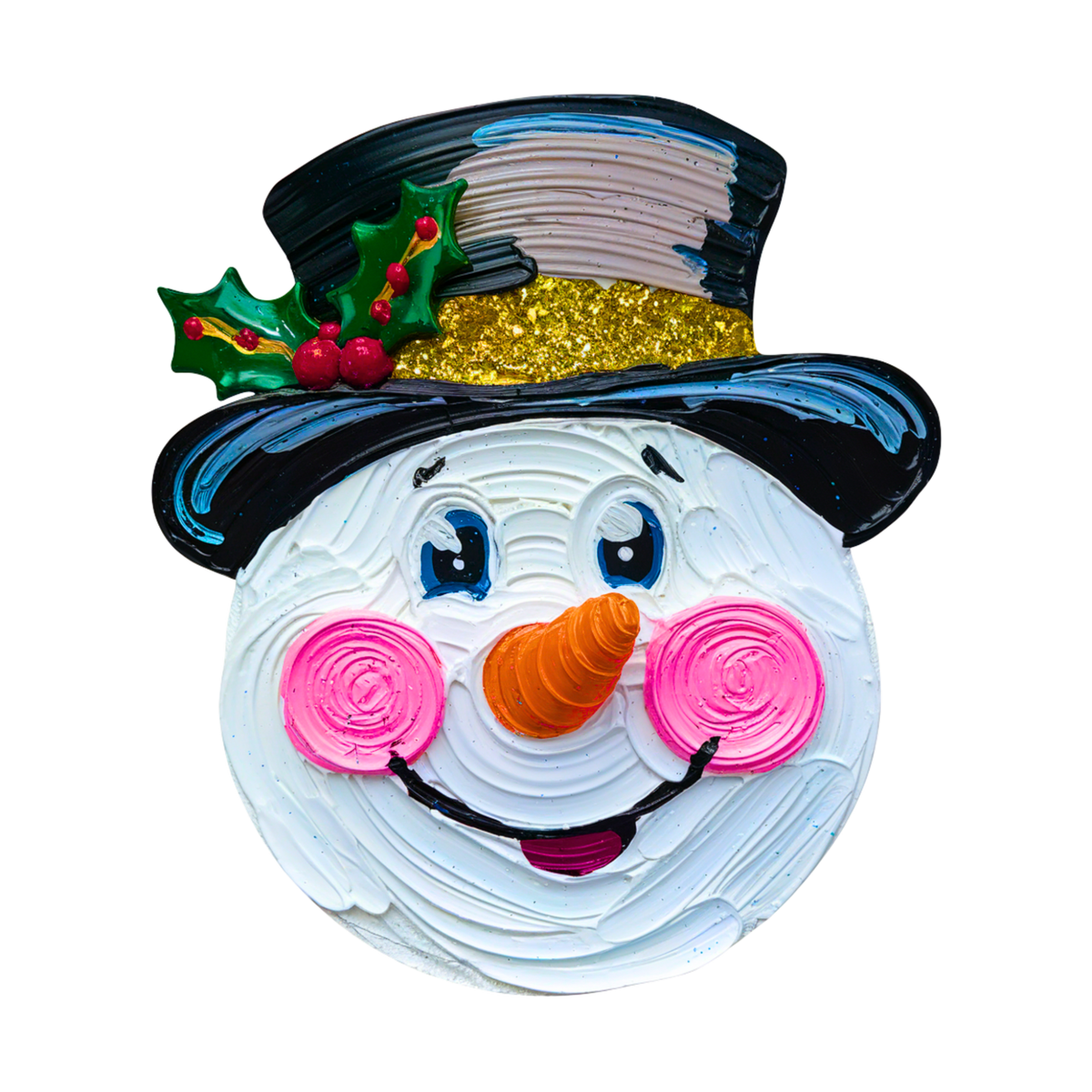Whimsical Snowman graphic artwork