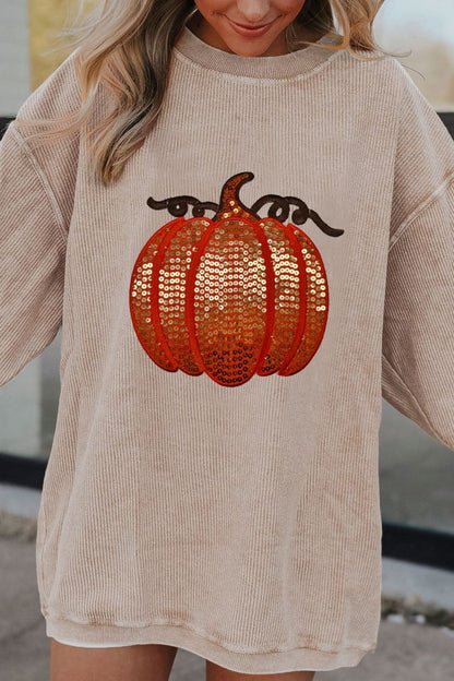 Buy our "PREORDER: Trick Or Treat Sequin Pumpkin Round Neck Long Sleeve Sweatshirt" online – Willow Boutique Clothing. Shop stylish PREORDER: Trick Or Treat Sequin Pumpkin Round Neck Long Sleeve Sweatshirt today.