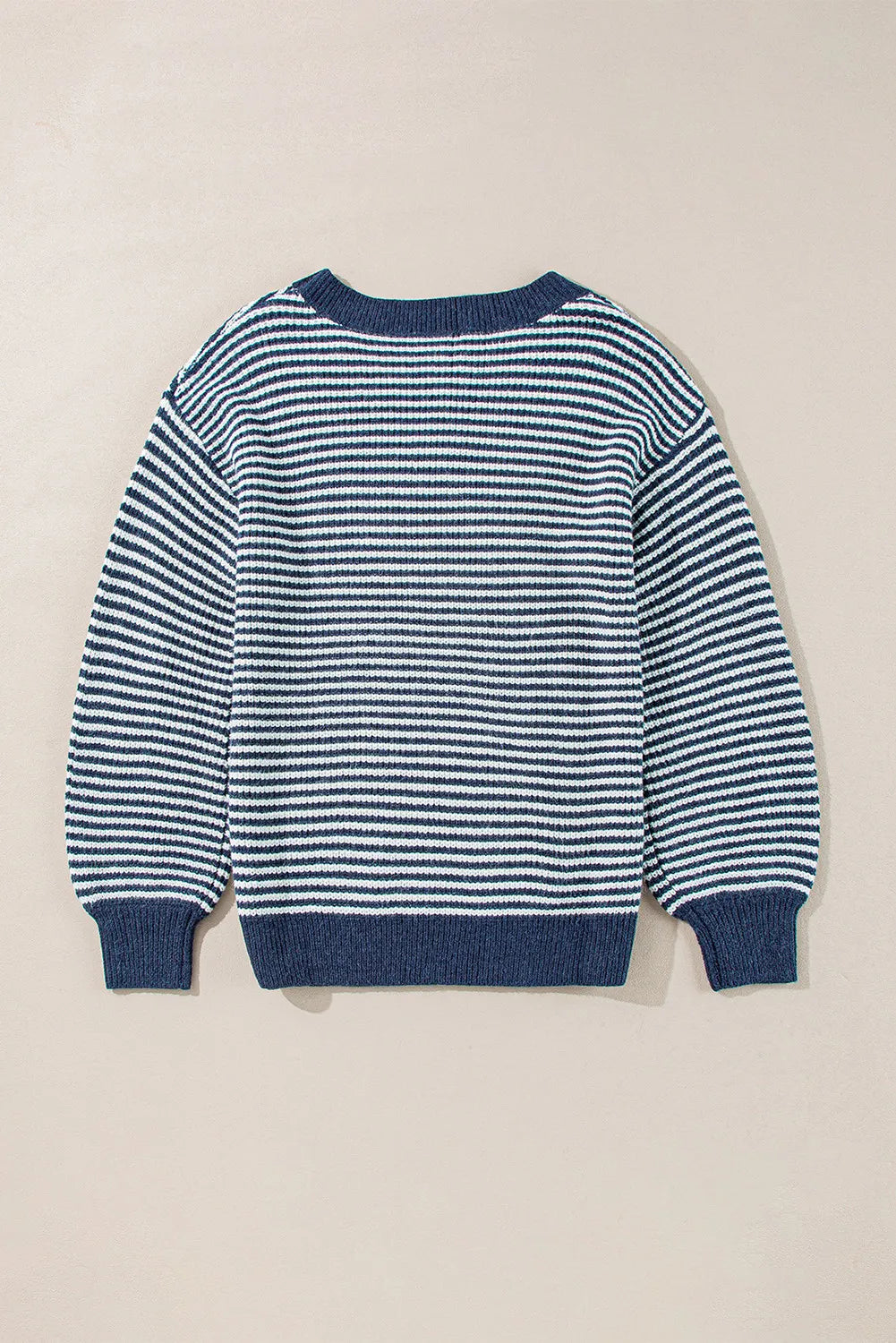 PREORDER: Easy Breezy Striped Dropped Shoulder Sweater