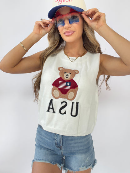 Teddy Sweater Top