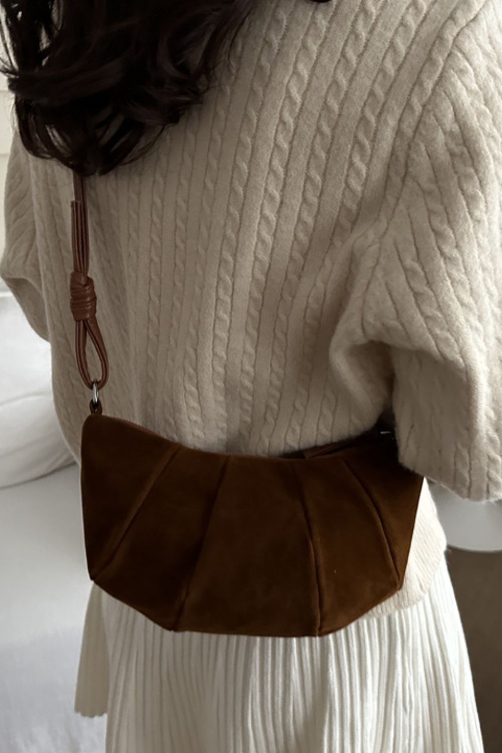 PREORDER: Jessi Suede Shoulder Bag