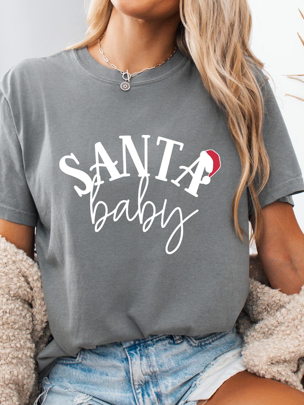 Santa Baby Holiday Graphic