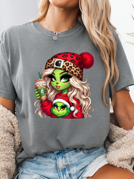 Leopard Grinch Graphic
