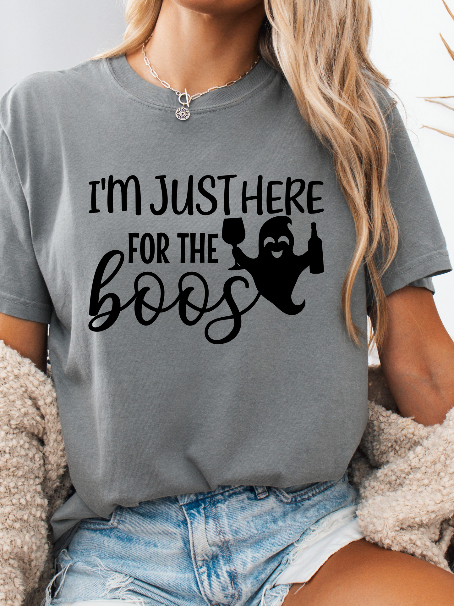 I'm Just Here For The Boos Graphic