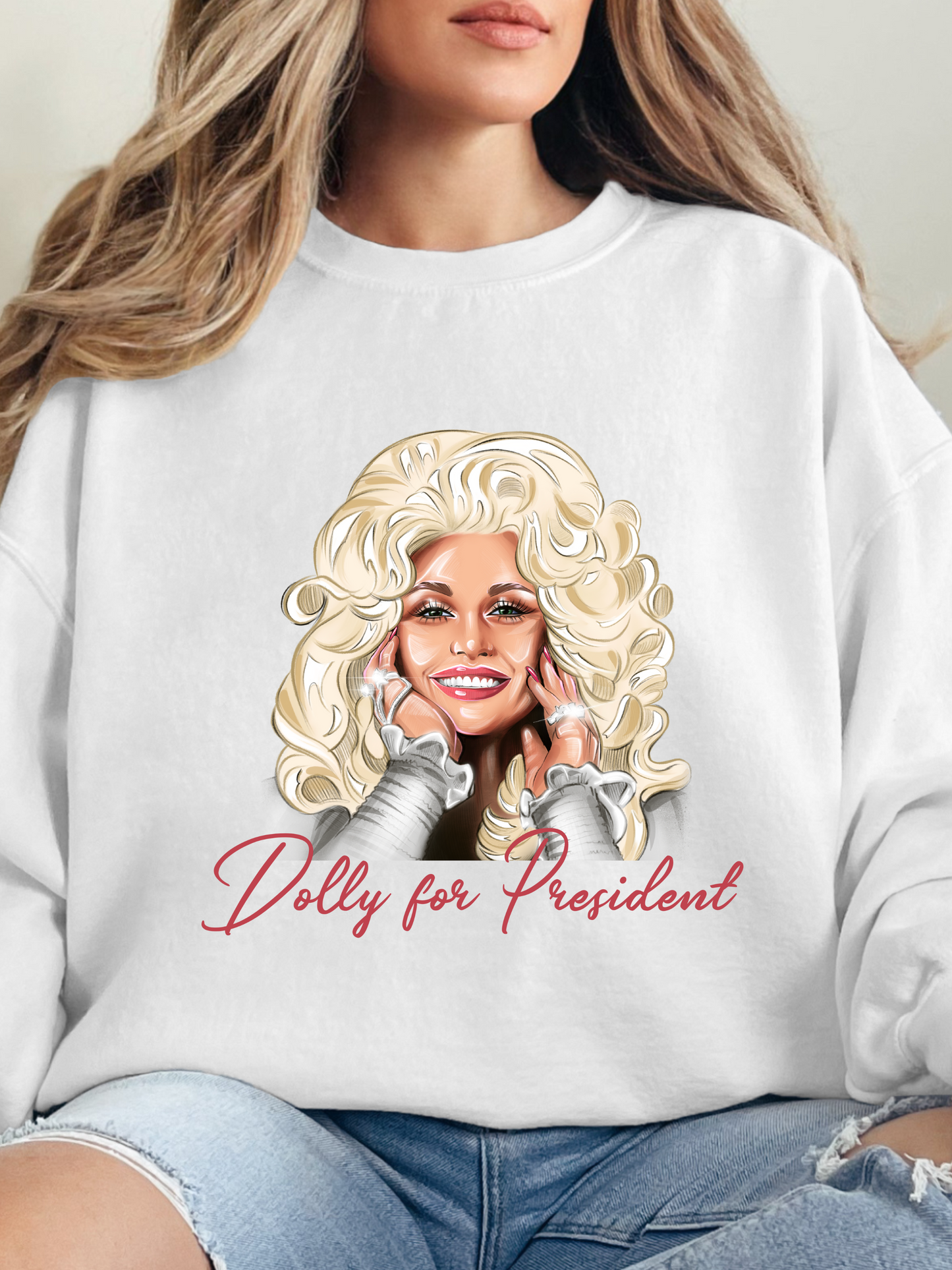 Dolly For President Graphic