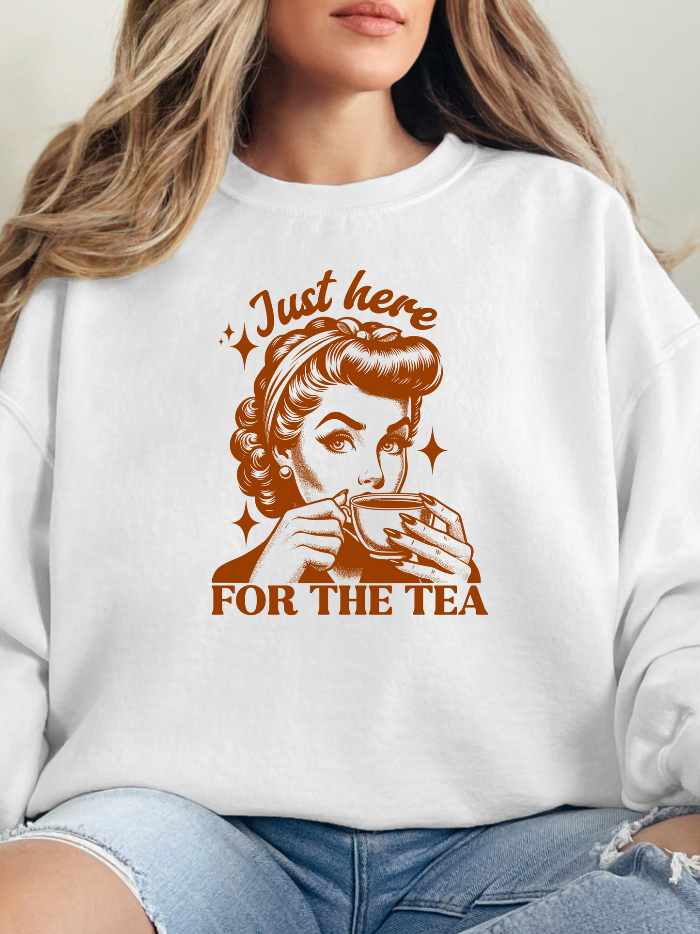 Here For The Tea Graphic
