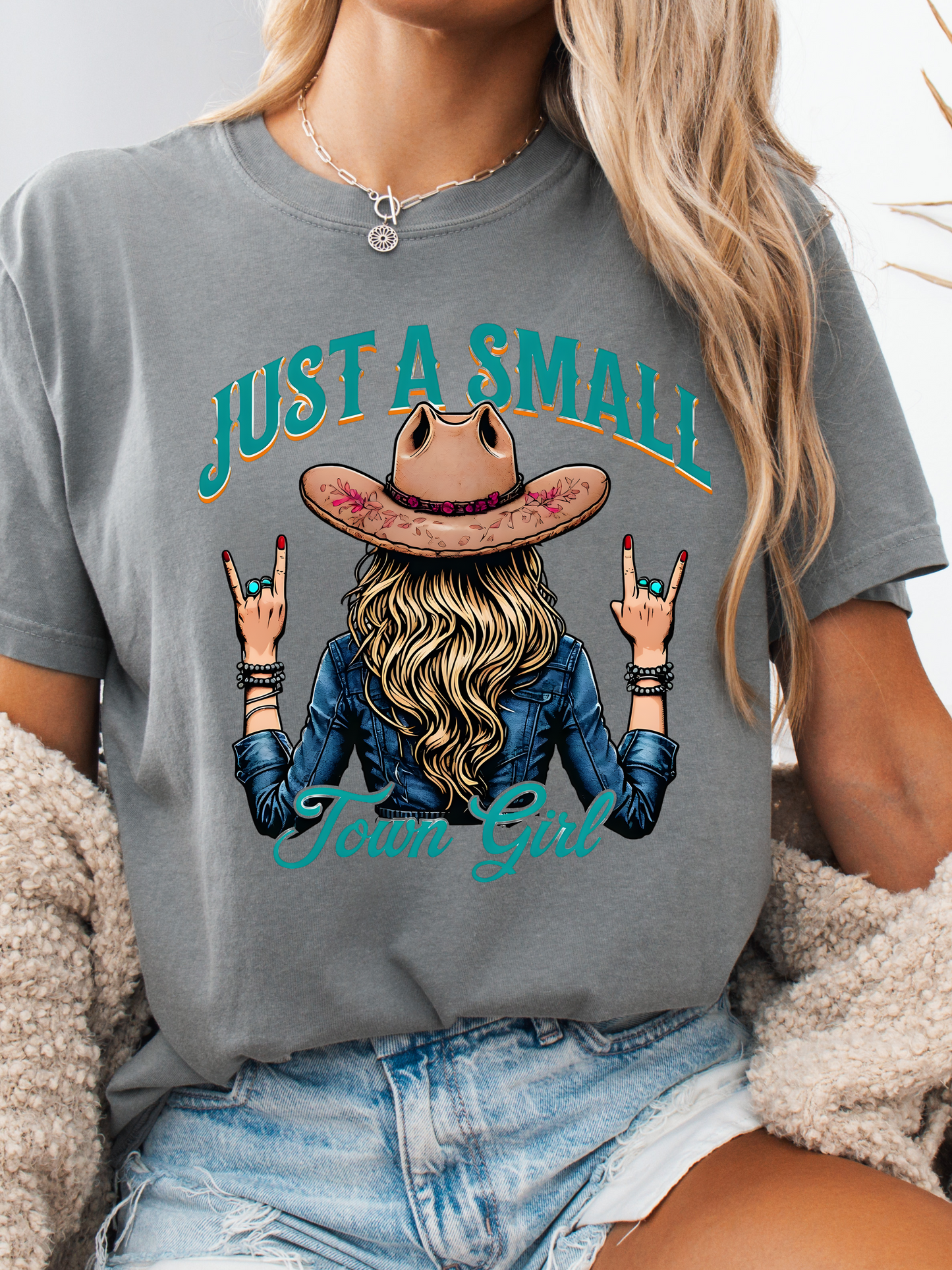 Small Town Cowgirl Graphic