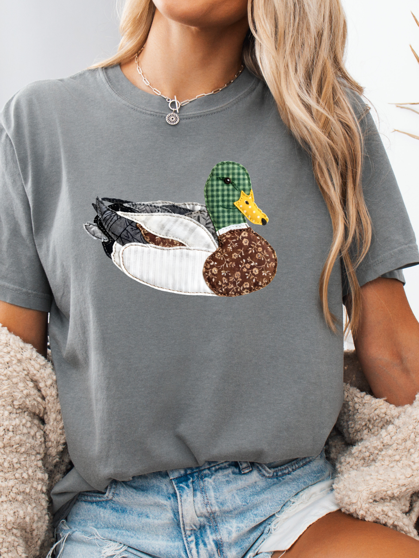 Patch Word Mallard Graphic