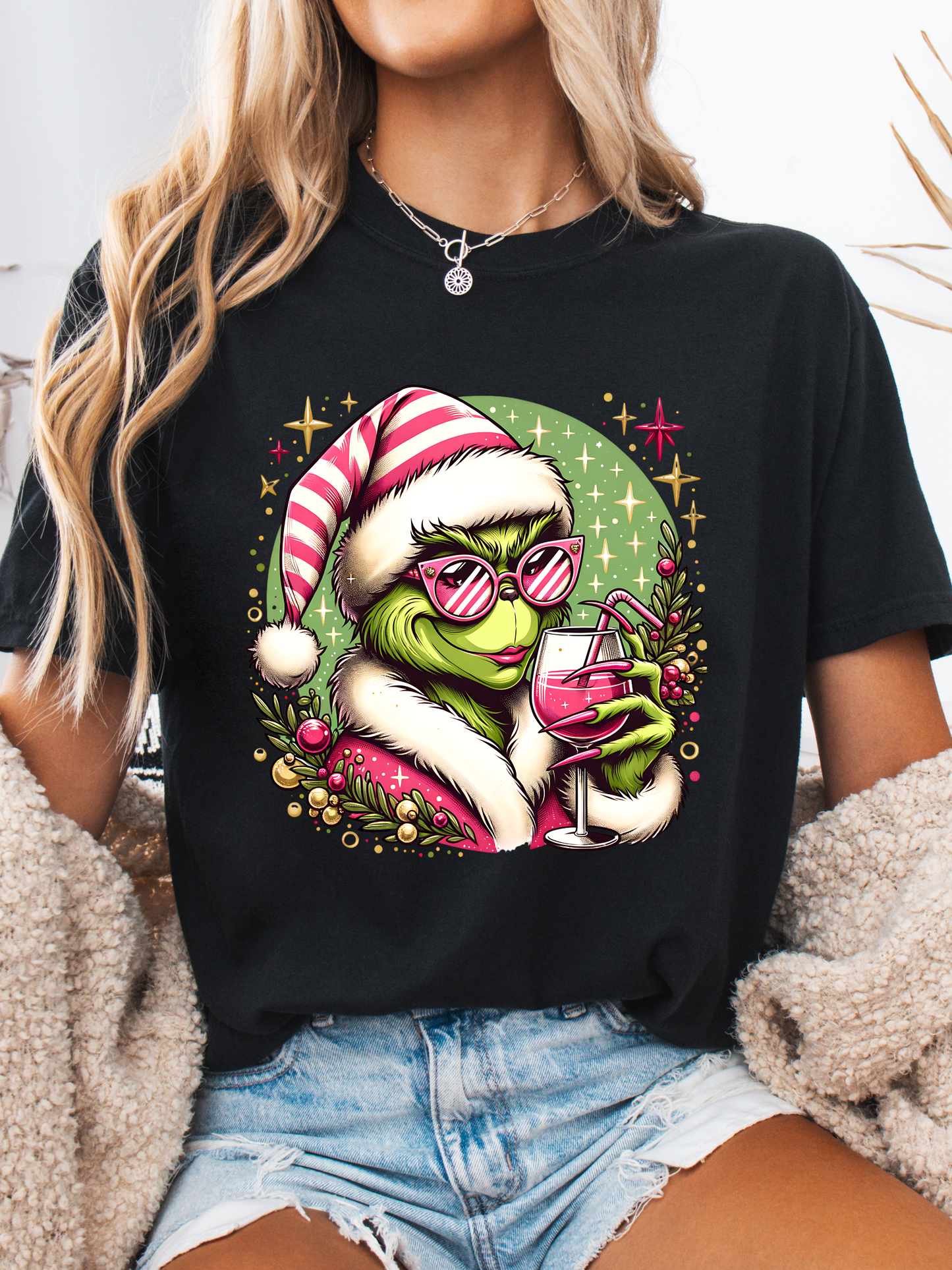 Pretty in Pink Christmas Graphic