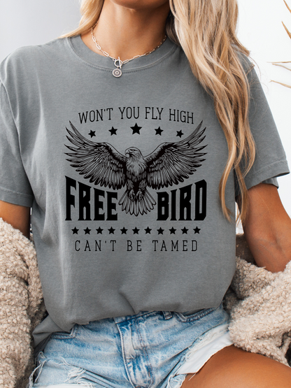 Fly High Free Bird Graphic